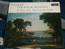 VIVALDI THE FOUR SEASONS UK LP ARGO ZRG 654 ALAN LOVEDAY,  MARRINER