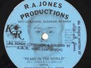 R.A. JONES & C.C. SHELLS Peace In The World Private Modern Soul RARE 45 HEAR