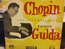 FRIEDRICH GULDA - CHOPIN - VIER BALLADEN - RARE DEUTSCHE PRESSUNG  DECCA