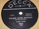 Decca 30221 Patsy Cline Walkin' After Midnight / A Poor Man's Roses 78 RPM E+ E+
