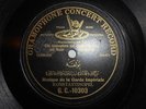 RARE TURKISH GRAMOPHONE CONCERT RECORD, MUSIQUE DE LA GARDE IMPERIALE, TURKEY