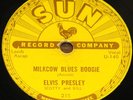 ELVIS PRESLEY MILKCOW BLUES BOOGIE b/w HEARTBREAKER USA SUN 78 RPM E- EX MINUS