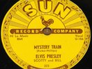 ELVIS PRESLEY MYSTERY TRAIN b/w I FORGOT TO REMEMBER TO SUN 78 RPM E EX GRADE