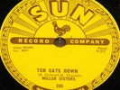 MILLER SISTERS   FINDERS KEEPERS b/w TEN CATS DOWN   USA SUN 78 RPM E+ EX PLUS