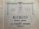 Kid  Kord Record Album A 33 Nursery Rhymes 6x 78rpm COMPLETE Record Set