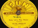 ELVIS PRESLEY BABY LET'S PLAY HOUSE b/w I'M LEFT USA SUN 78 RPM VG+ PLUS GRADE