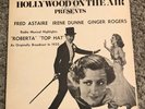 LP Vinyl 12” Fred Astaire Irene Dunne Ginger Rogers Hollywood On The Air