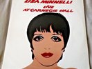 Liza Minelli Live at Carnegie Hall 2xLP 1981 andy warhol cover/private press VG+