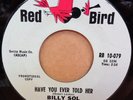 BILLY SOL HAVE YOU EVER TOLD HER / THE BELLS USA RED BIRD 7