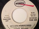 JOHNNY WILLIAMS – JUST A LITTLE MISUNDERSTANDING – BASHIE PROMO 103. VG+