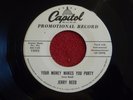 JERRY REED Your Money Makes You Purty 45 rpm WHITE LABEL PROMO Capitol 1958
