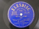Zaludkowski Ben Baruch Schalom Jewish Songs French Elesdisc 78rpm