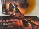 IRON MAIDEN LEGACY OF THE BEAST SWEDEN YELLOW VINYL 2LP OBI POSTER JAPAN