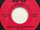 Master Keys I Done Got On The Right Road Co-Op 45 Black Gospel Funk Soul Rare