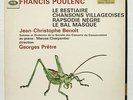 ASDF 869 - PRETRE - POULENC le bestiaire, rapsodie negre EMI stereo LP EX++