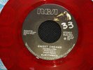EURYTHMICS - Sweet Dreams - RARE EL SALVADOR 45 RED VINYL WAX