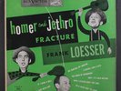 HOMER & JETHRO: Fracture Frank Loesser LP (10'', light cw, 1