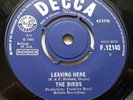 The Birds - Leaving Here Vinyl 7