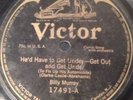 Victor 78 RPM Billy Murray - He'd Have To Get Under 17491 V+ Automobile