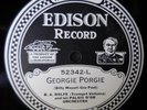 Edison Diamond Disc 52342 Hot Jazz  B.A. Rolfe Georgie Porgie/Al Friedman Orches