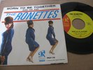 GIRL GROUP 45 -THE RONETTES - BORN TO BE TOGETHER - PICTURE SLEEVE - PHILLIES