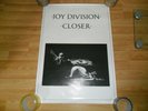 JOY DIVISION CLOSER ORIGINAL FACTORY POSTER 1980 THE CLASH THE DAMNED PUNK EX