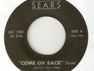 THE WILD ONES Come On Back SEARS WIGAN CASINO  NORTHERN SOUL 45