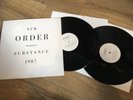 new order substance double vinyl album original pressing - please read