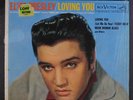 ELVIS PRESLEY: Loving You LP (ES, black lbl, sm stain/wear at corner where shri
