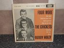 THE CRICKETS WITH BUDDY HOLLY 'FOUR MORE' MONO EP CORAL FEP2060 VG
