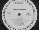 DAVID GILMOUR 'DAVID GILMOUR' PINK FLOYD RARE US WLP PROMO FIRST SOLO LP NM