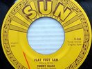 TOMMY BLAKE vg+ condition rockabilly SUN 45 FLAT FOOT SAM b/w LORDY HOODY CT233
