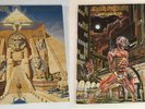Iron Maiden 2 LP Lot: Powerslave & Somewhere In Time - 1980s Heavy Metal Vinyl
