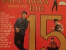 Paul Anka Sings His Big 15 LP 1960 With Cd Copy ,