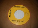 Psych Garage 45 SOTE Won't Give Way CERTIFIED LABEL HEAR VG+