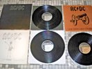 (3) AC/DC LP VINYL BACK in BLACK, FOR THOSE ABOUT TO ROCK, FLICK of the SWITCH