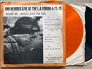 JIMI HENDRIX Live At The LA FORUM RARE TMOQ Orange/Green Gray Marble COLOR VINYL