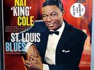 NAT KING COLE ST.LOUIS BLUES VERY RARE ORIG '58 CAPITOL MONO YELLOW LBL PROMO LP