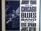 JOHNNY YOUNG w/OTIS SPANN HIS CHICAGO BLUES BAND RARE ORIG '66 ARHOOLIE MONO LP
