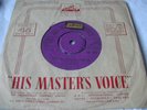 ELVIS PRESLEY - MY BABY LEFT ME / I WANT YOU.I NEED YOU.I LOVE YOU PURPLE HMV 7