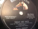 ELVIS PRESLEY--JAILHOUSE ROCK/ TREAT ME NICE 78RPM (EX)