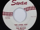 Rock 45 BEATLES She Loves You SWAN VG+ HEAR