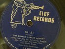 MODERN JAZZ 78rpm Charlie Parker - Si Si - CLEF 11103 Kenny Clarke, Ray Brown