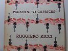 DECCA SXL 2194 Paganini: 24 Caprices RICCI MEHTA W/Bg Ed.1