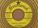 RARE Northern Soul 45-Demures-Raining Teardrops-Brunswick-PROMO-NICE
