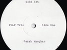 Sarah Vaughan OZ White Label Test Press LP Golden hits NM 77 Mercury Vocal Jazz