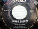 HECTOR RIVURA y su Orquesta vg cond. ANSONIA 45 RINCON CALIENTE TRANQUILIDA BX10
