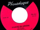 CANADA QUEBEC 1960s INST R&B/ROCK/GARAGE 45 RPM LES MUNKS : AVANCEZ EN ARRIERE