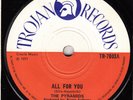 60s 70s Skinhead Reggae THE PYRAMIDS all for you 1971 UK Trojan 7