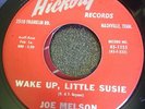 HEAR - Rockabilly Jiver/Teen - JOE MELSON - WAKE UP LITTLE SUSIE - HICKORY